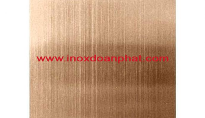 Inox scratch HL/NO4 copper
